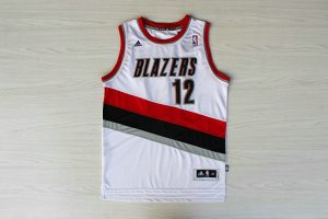 Maillot De Basket Portland Trail Blazers LaMarcus Aldridge 12 Tissus Sportif Fans Edition Blanc